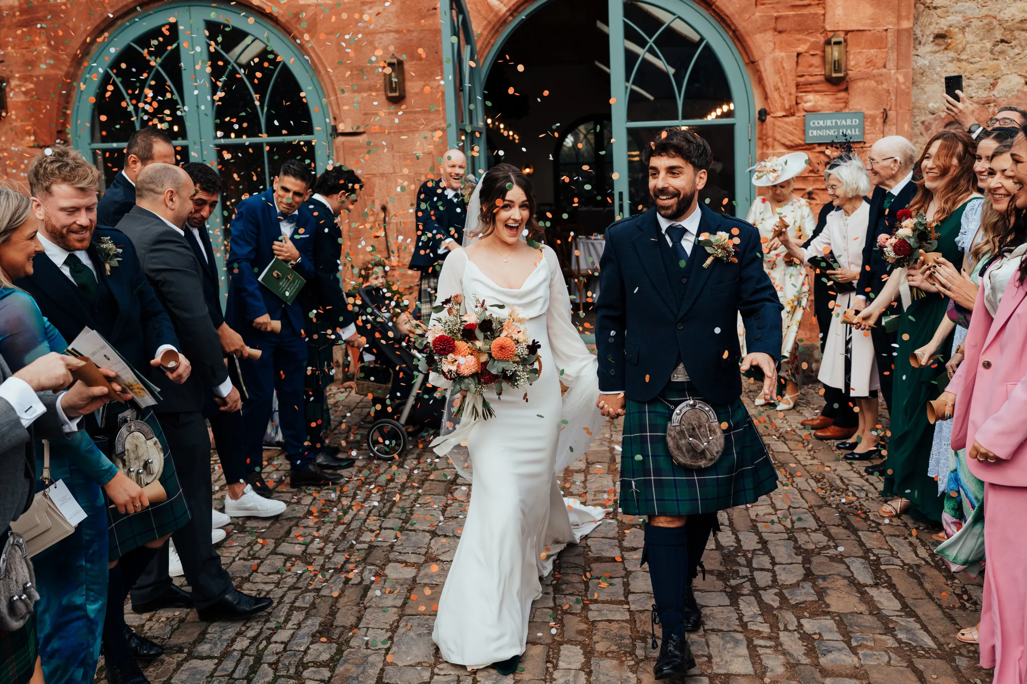 A wedding day at Broxmouth Courtyard image 11